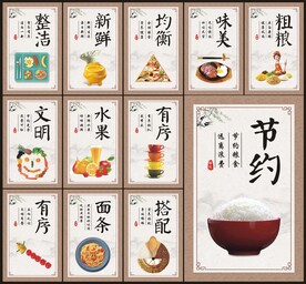 食堂海报
