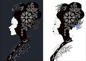 美女剪影