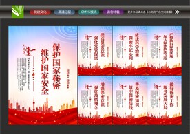 保密海报