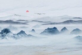 中式山水画