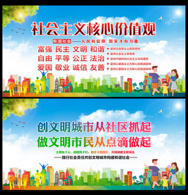 文明城市海报