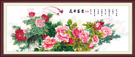 国色天香牡丹花