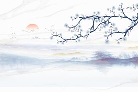 中式花鸟山水