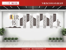 阅读室文化墙