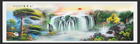 巨幅山水风景画