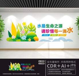 节约用水文化墙