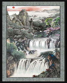 山水风景画 