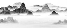 爆款 清晰高清山水 TiF分层