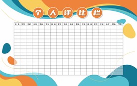 评比栏