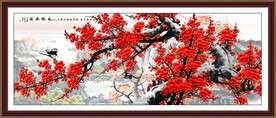 梅花国画梅花图