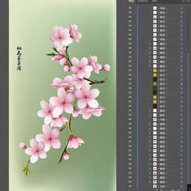 桃花朵朵开
