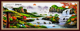 油画山水画
