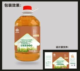 食用油包装 