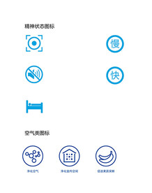 精神状态 空气类 图标 