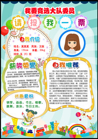 竞选海报