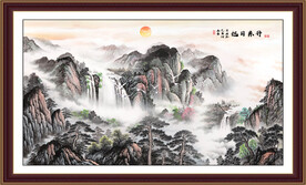 国画山水画
