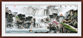 中国画山水