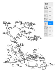 茶插画