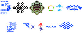 蒙古花纹
