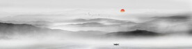 水墨画山水