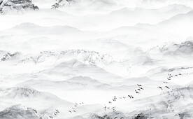 大理石山水 