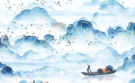 大理石山水