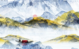 最新山水画 
