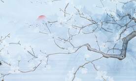 高清简约山水 