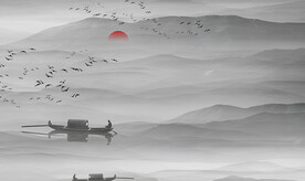 中式背景墙 