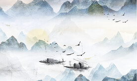 水墨画 