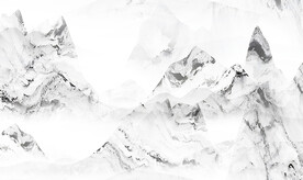 抽象山水 墨