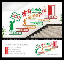 学校楼梯文化墙