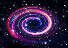 璀璨旋涡星空背景