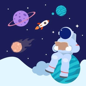 卡通太空人