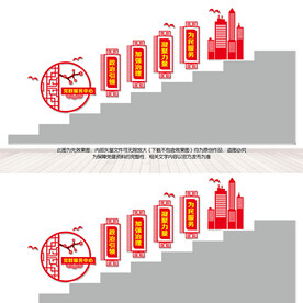 楼梯文化墙