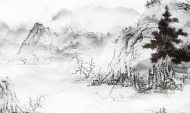 岩板最新山水 