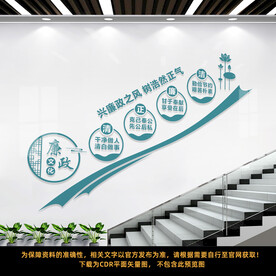 廉政楼梯文化墙