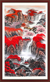 高山瀑布 
