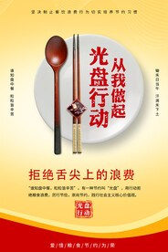 光盘行动展板