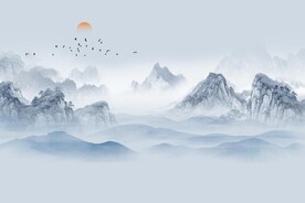 新中式山水画