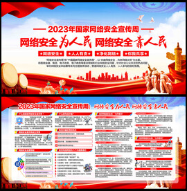 网络安全宣传栏