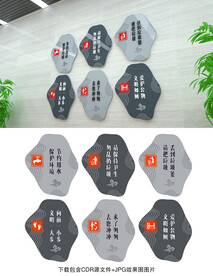 卫生间提示牌