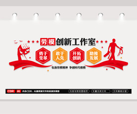 劳模创新工作室文化墙