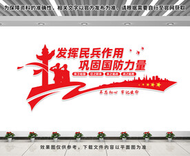 发挥民兵作用