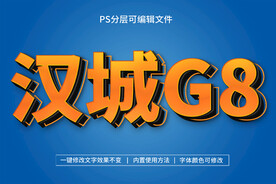 PS立体字 