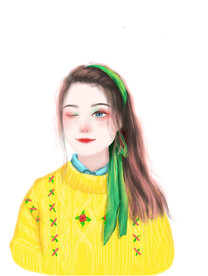 插画女孩