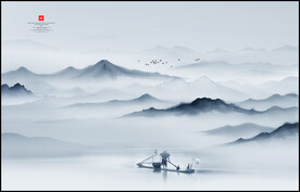 山水风景山水画