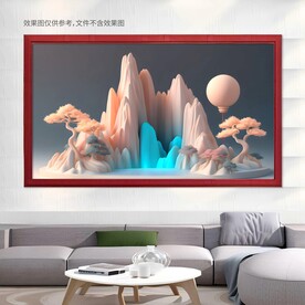 新中式3D立体山水