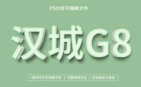 PS立体字