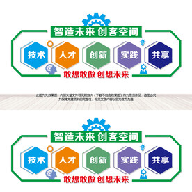 创客空间创客中心文化墙